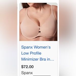 New with tags spanks low profile minimizer bra